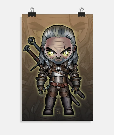 Poster geralt de rivia ii