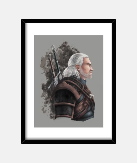 Framed geralt from rivia