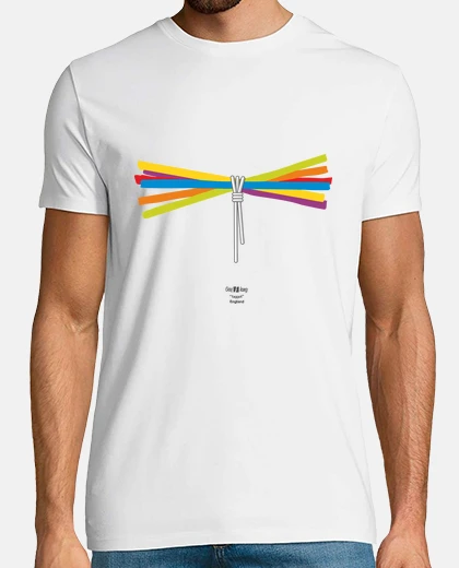T-shirt gergo gay: faggot (usa) orizzontale n