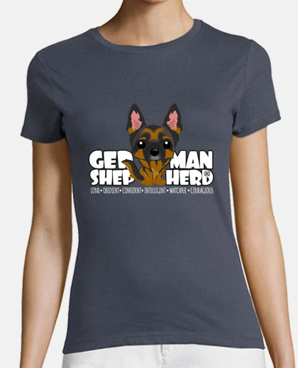 T-shirt german she pherd - dg big teste
