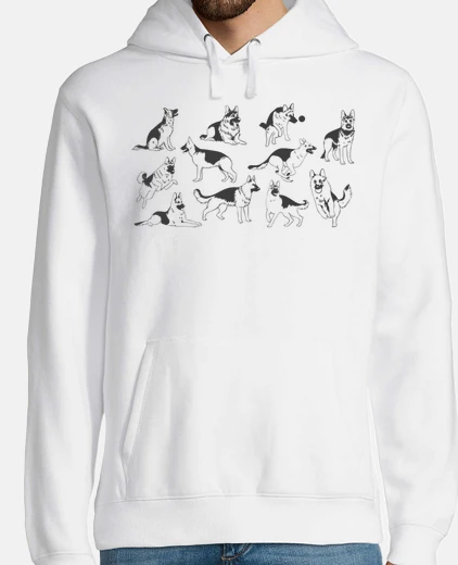 Hoodie german shepherd guard dog