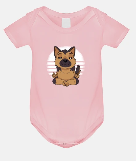 Kids german shepherd yoga