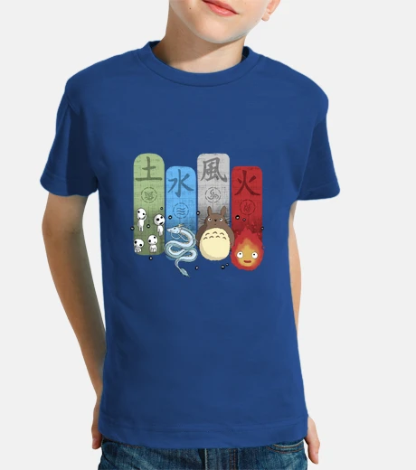 Kids ghibli elemental charms