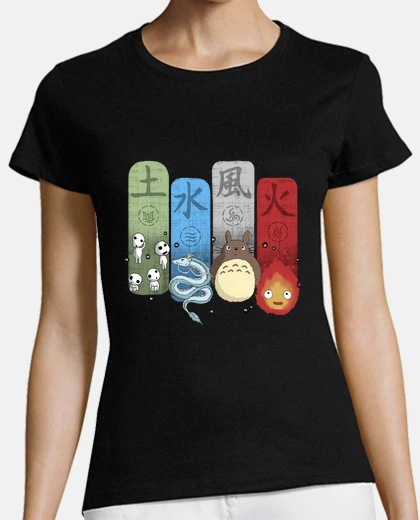 Playera Ghibli Elemental Charms