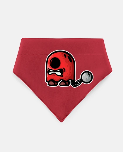Mascotas ghost prisoner red white