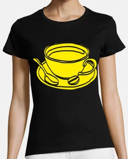 giant yellow coffee cup