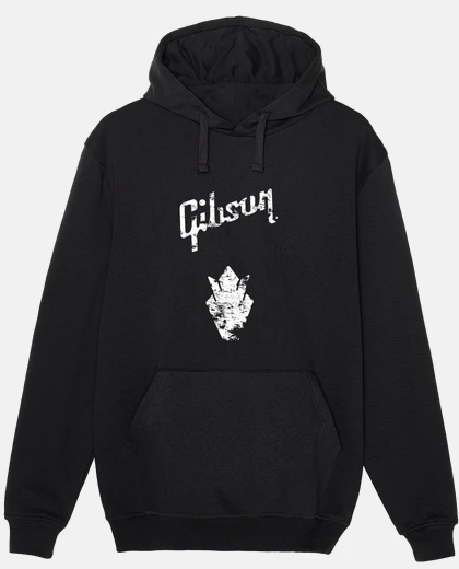 Sweat gibson crown logo érodé - musique rock 