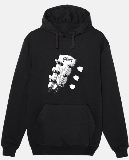 Sweat gibson les paul head - guitare - rock a