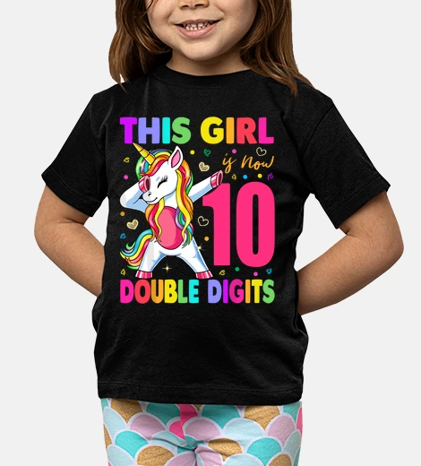 Ropa Gif del décimo cumpleaños de esta niña 