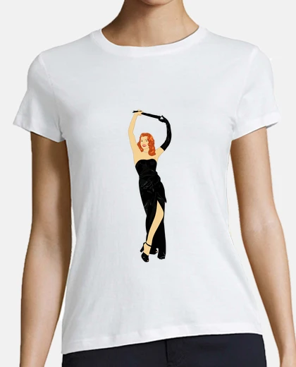 Tee-shirt gilda danse avec une femme cam gant