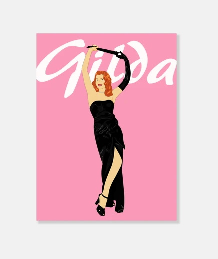 Tableau gilda impression sur toile