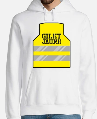 Sweat gilet jaune 2025