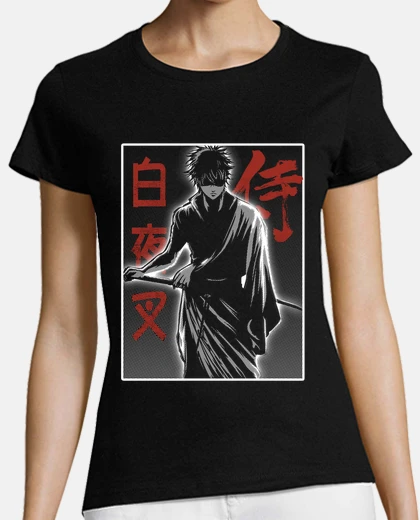 Tee-shirt gin le samouraï blanc