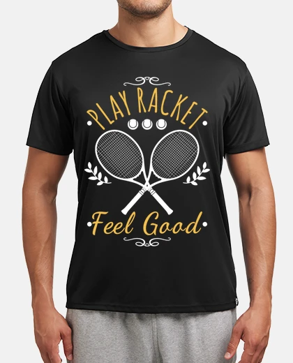 T-shirt giocare a racchetta feel good