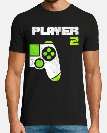 T-shirt giocatore 1 giocatore 2 giocatore partn