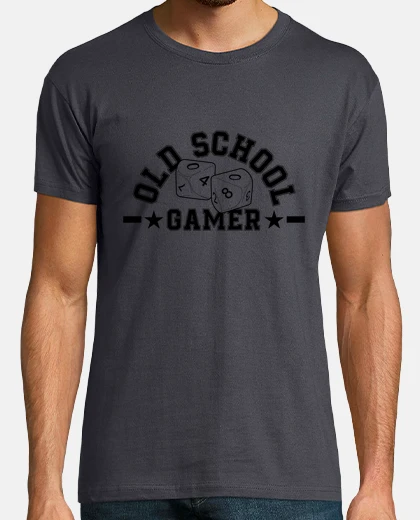 T-shirt giocatore della old school - dice il ruolo