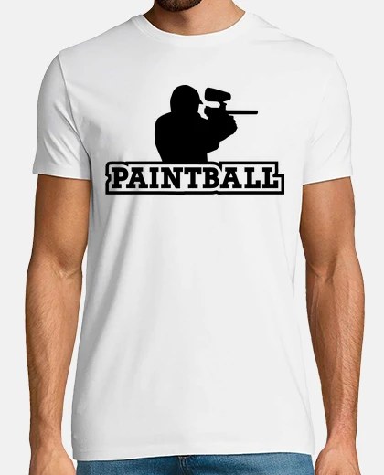 T-shirt giocatore di paintball