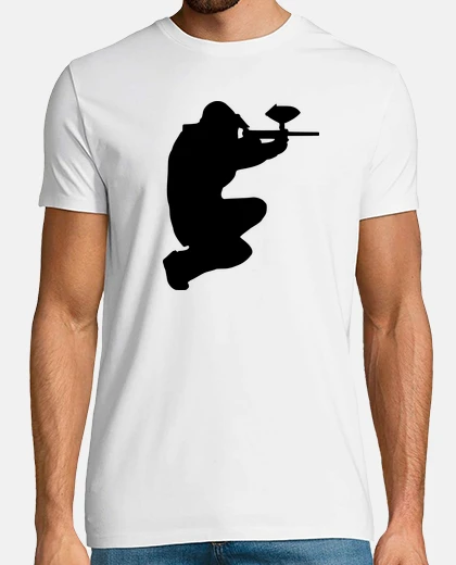 T-shirt giocatore di paintball