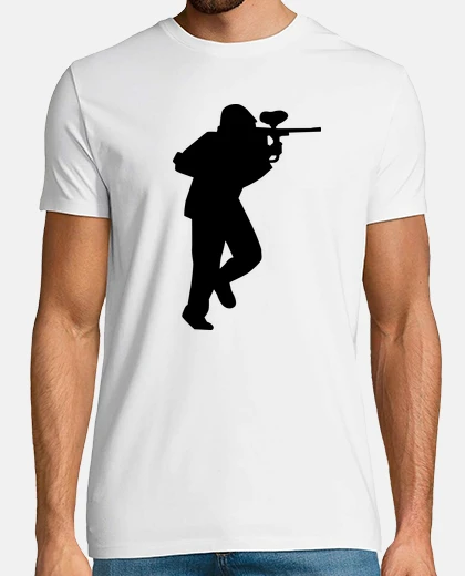 T-shirt giocatore di paintball