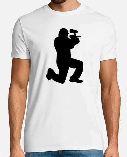T-shirt giocatore di paintball
