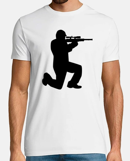 T-shirt giocatore di paintball airsoft