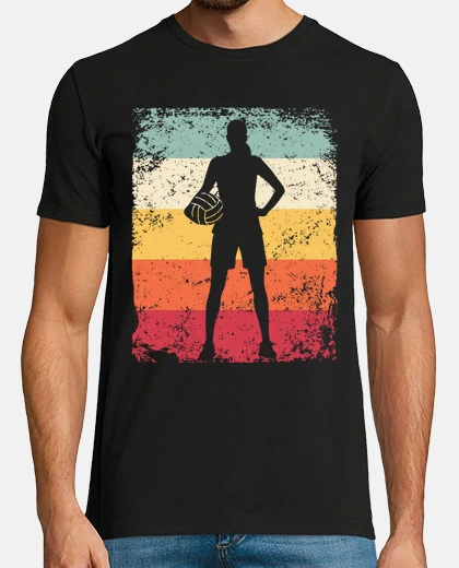 T-shirt giocatore di pallavolo beach volley ret