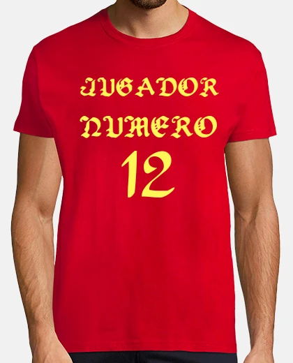 T-shirt giocatore numero 12