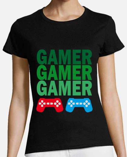 T-shirt giocatore videogiochi