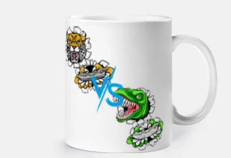 giocatore tigre vs t rex regalo