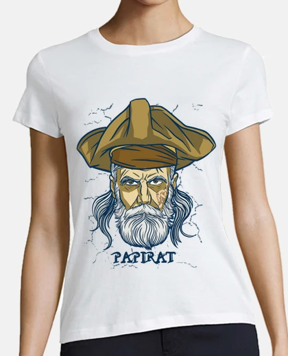 T-shirt giochi di parole del nonno pirata compleanno divertente