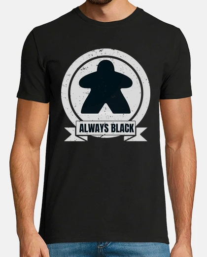 T-shirt giochi per giocatori sempre neri
