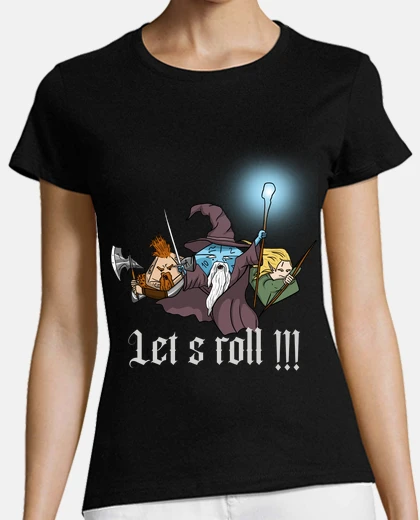 T-shirt giochiamo un giochi di ruolo