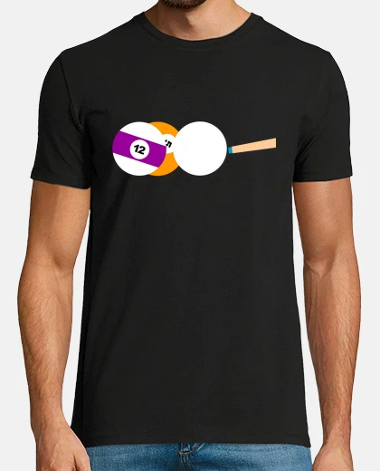 T-shirt gioco di biliardo