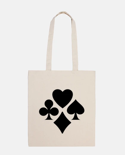 Borsa gioco di carte, borsa tela