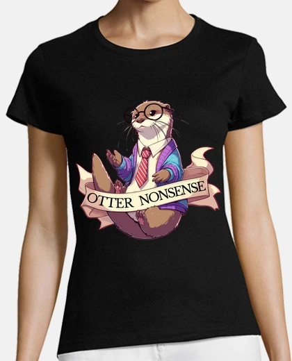 T-shirt gioco di parole senza senso della lontr
