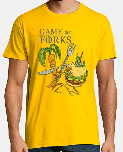 T-shirt gioco of forcelle