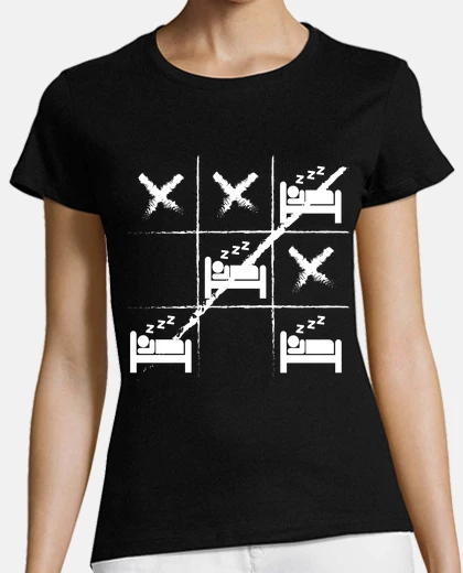 T-shirt gioco tre in ray per dormire bianco
