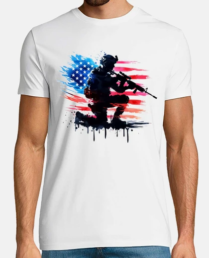T-shirt Giorno dei veterani della bandiera amer