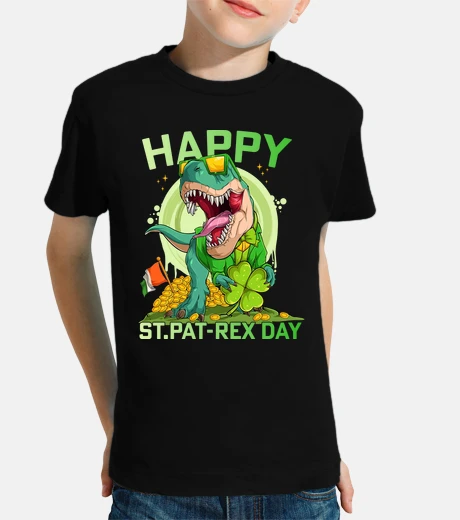 Abbigliamento giorno di san patrizio t rex gar con di