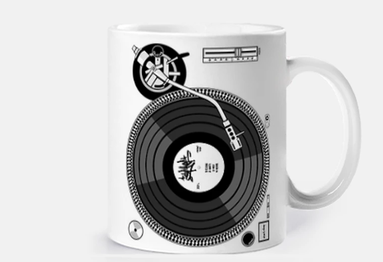 Tazza giradischi - piatto - hip hop