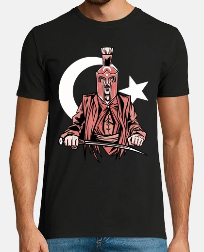 T-shirt giradischi dj kebab conquista empire ottomano guerriero