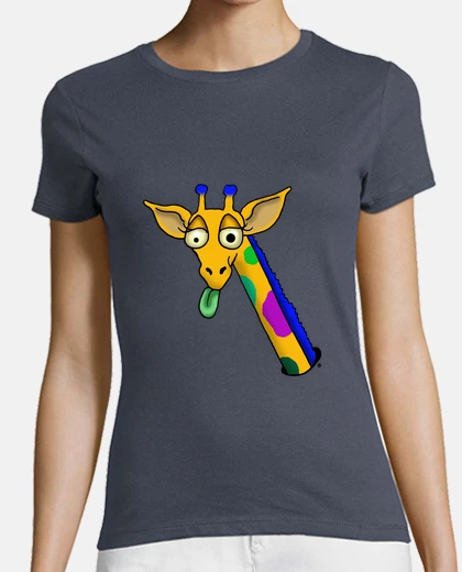 Tee-shirt girafe folle