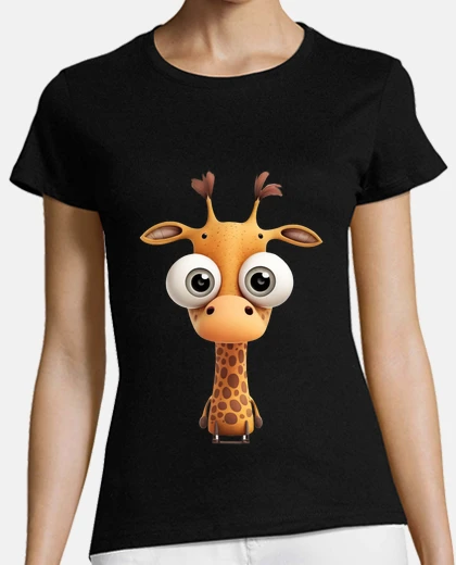 Tee-shirt girafe mignonne adorable humoristique