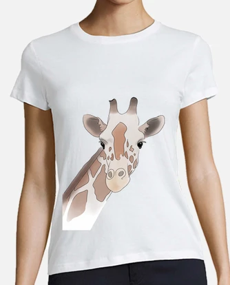 Tee shirt girafe femme hot sale