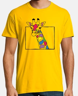 Girafe multicolore