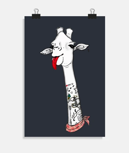 Poster giraffa