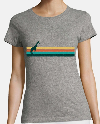 T-shirt giraffa retrò