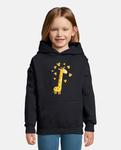 Kids giraffe hearts
