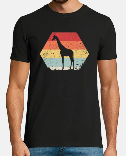 T-shirt Giraffe Vintage