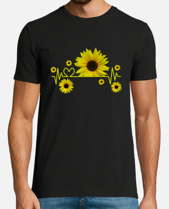 Camiseta girasol latido del corazón... | laTostadora